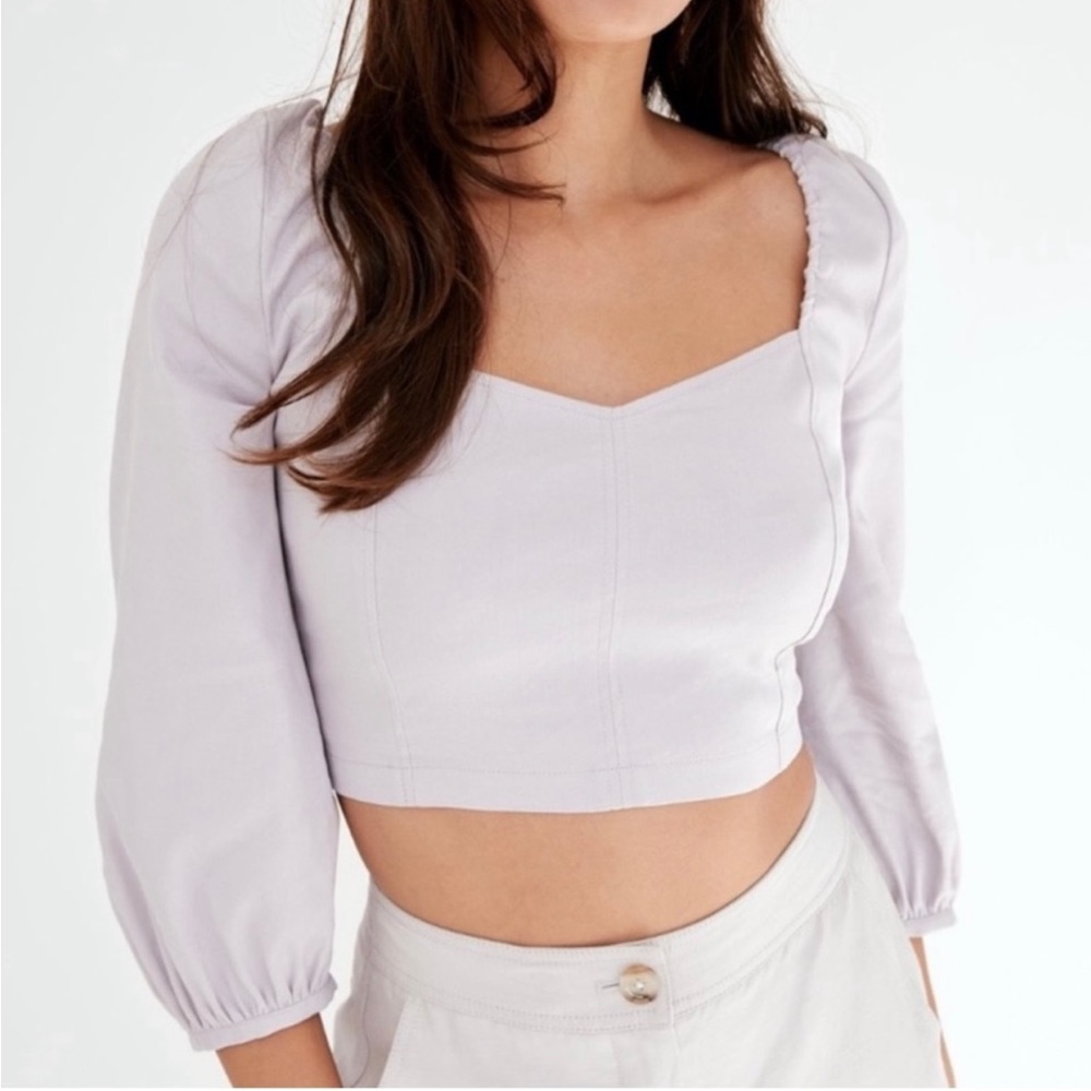 Aritzia Bavarian Hadwyn Blouse White